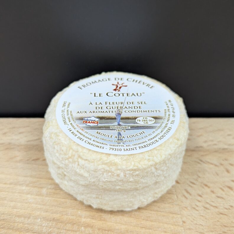 Fromage de chèvre épicé Sel de Guérande et Aromates