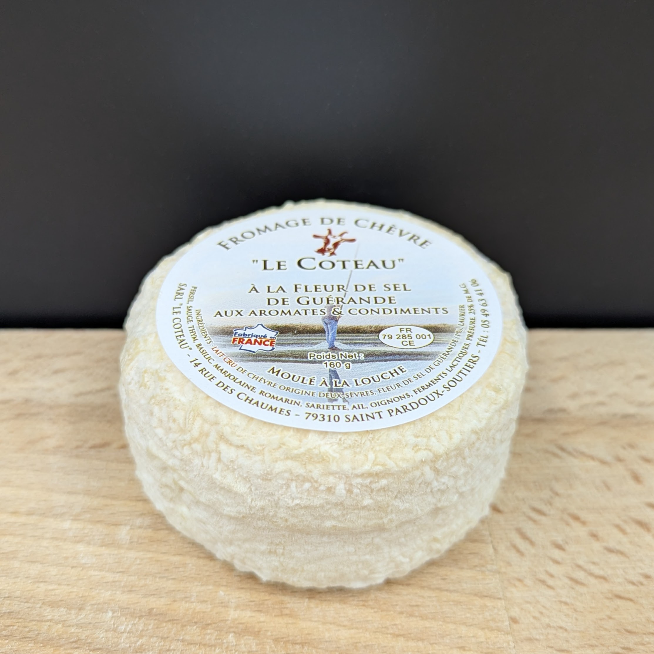 Fromage de chèvre épicé Sel de Guérande et Aromates