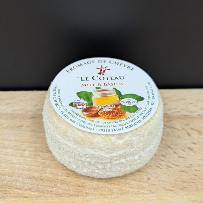 Fromage de chèvre épicé Miel & Basilic