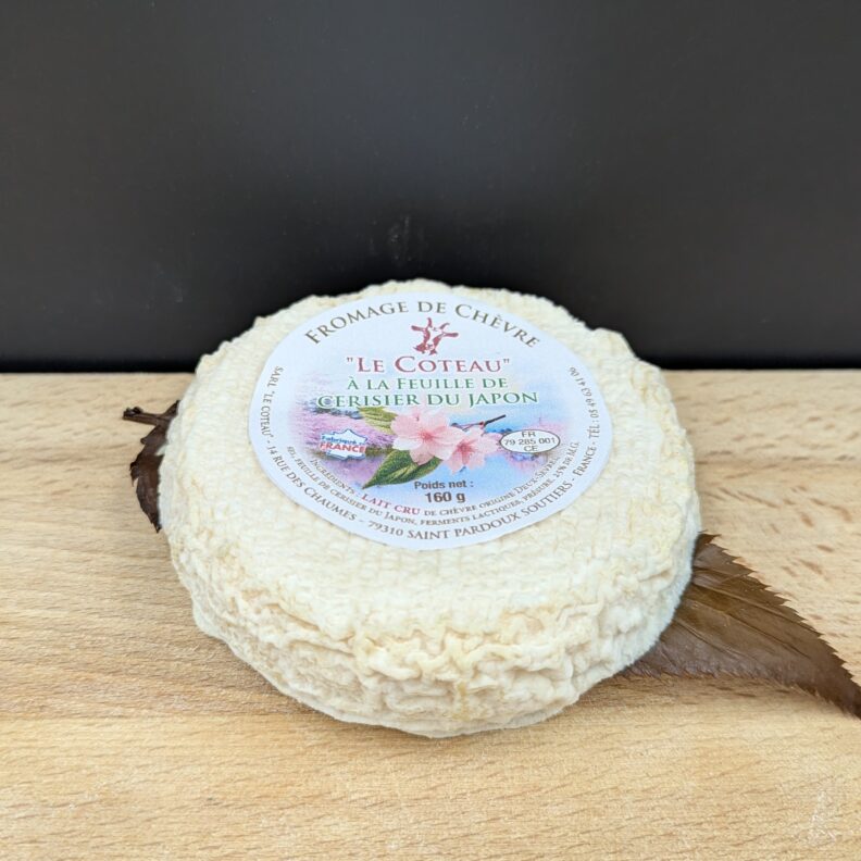 Fromage de chèvre à la Feuille de Cerisier Japonais