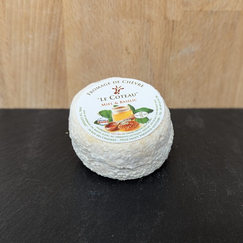 Fromage de chèvre épicé Miel & Basilic