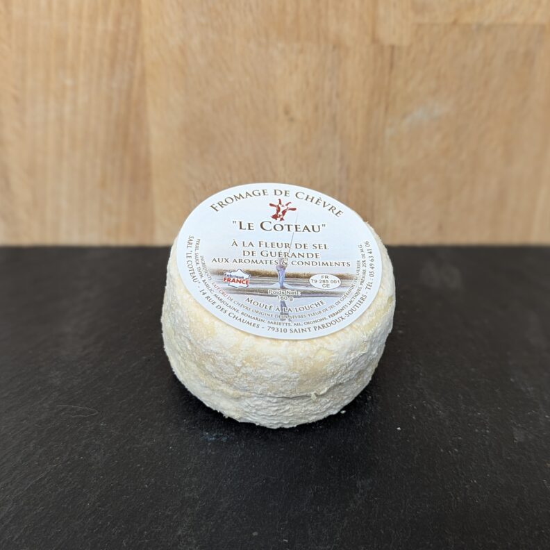 Fromage de chèvre épicé Sel de Guérande et Aromates